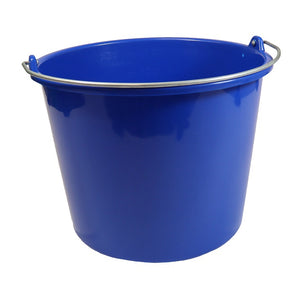 Eurotools emmer kunststof prof, blauw 12l.