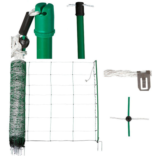 Ako producten schapennet titannet witgroen 90cm x 50m enkele pen