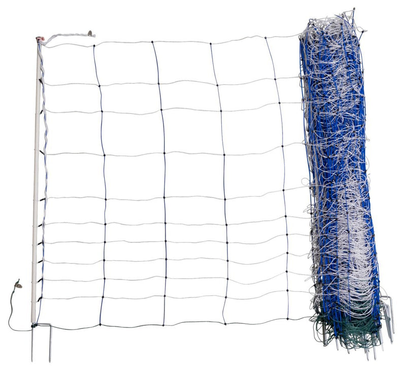 Load image into Gallery viewer, Ako producten titannet 145 blauw wit 25m 145cm dubbele pen
