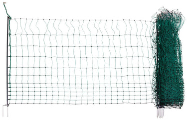 Ako producten kippennet premium 122cm 25m dubbele pen groen wit