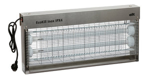 Ecokill producten elektr vliegenkast inox ipx4 2 x 18w
