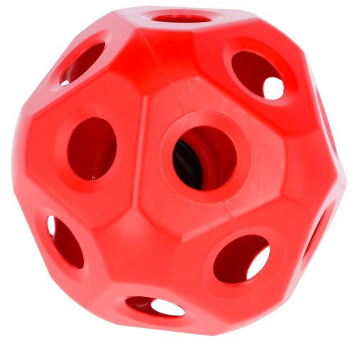 Load image into Gallery viewer, Voederspeel bal rood
