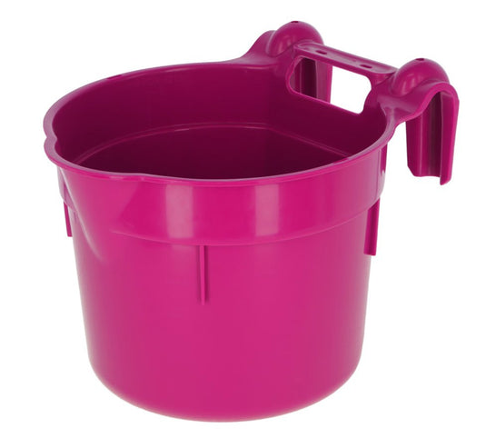 Abi voerbak kunststof hangon roze 8l
