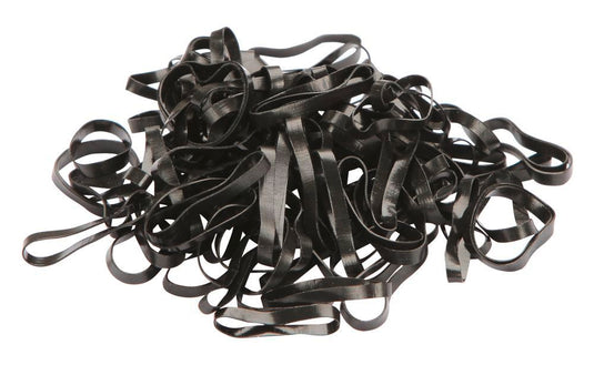 Producten maanelastiekjes 500st zwart silicon