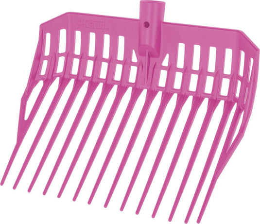 Mm eurotool vijgenvork mini kunststof roze los