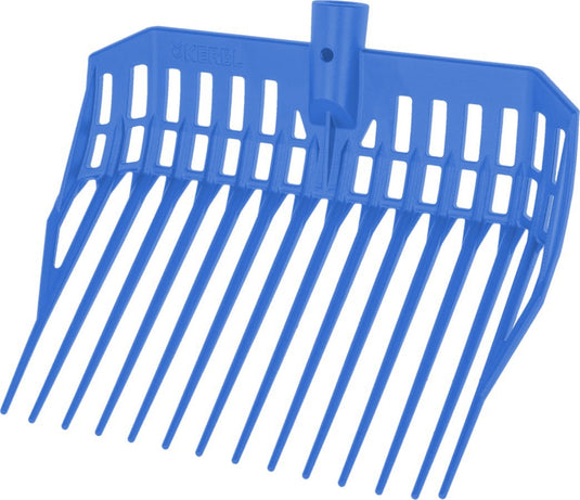 Mm eurotool vijgenvork mini kunststof blauw los
