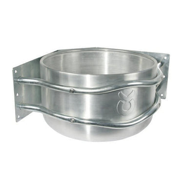 Producten voerbak aluminium rond hoekmodel