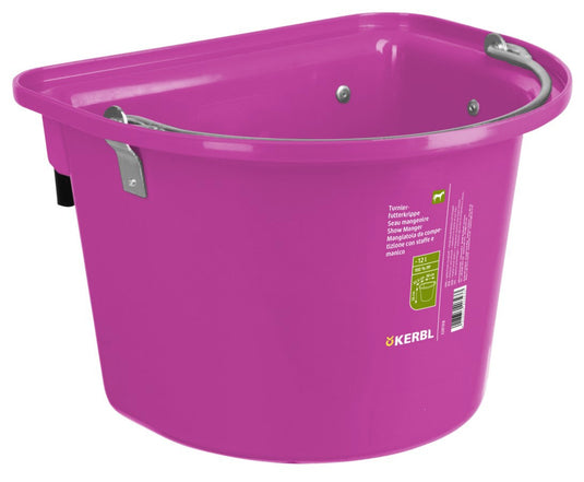 Producten voeremmer met ophanghaken en hengsel roze12l