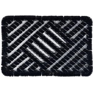 Producten borstelmat deurmat kokos zwart 40x60cm