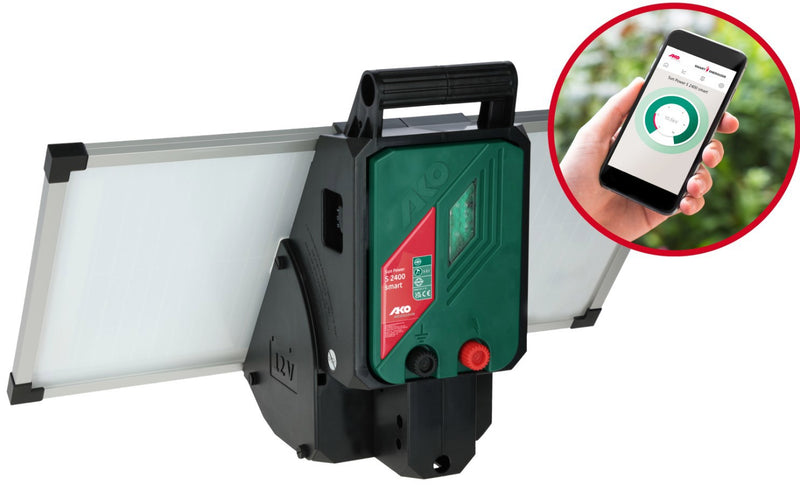 Load image into Gallery viewer, Ako producten sun power s2400 schrikdraadapparaat smart plus zonnepaneel
