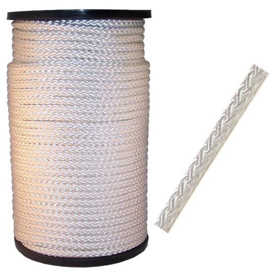 Producten nylon touw wit gevlochten 2mm 200m