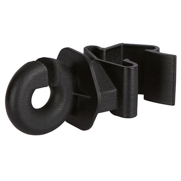 Load image into Gallery viewer, Ako producten klemringisolator t post zwart 25 stuks

