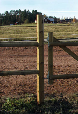 Ako producten octowood houten hoekpaal 200cm rond 140mm