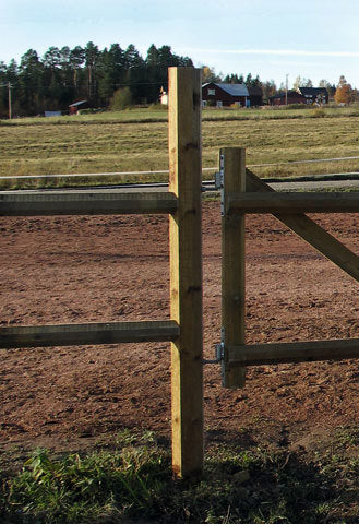 Ako producten octowood houten hoekpaal 200cm rond 140mm