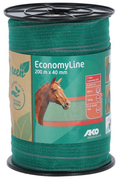 Load image into Gallery viewer, Ako lint economyline 200m 40mm groengrijs 8x016mm
