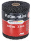 Ako producten platinumline afrasteringskoord 3mm 400m wit zwart