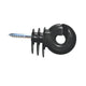 Ako producten oogisolator easy drill doorlsteun zwart zakje 25 st