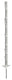 Ako producten expert kunststof paal wit 105cm 5 stuks