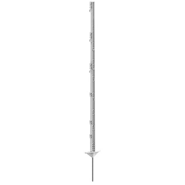 Ako producten expert kunststof paal wit 125cm 5 stuks dubbele voet