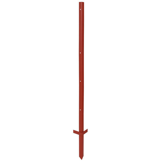 Ako producten hoekstaal paal rood gelakt 3mm 150cm 10 stuks