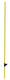 Ako producten glasfiber palen rond geel 125cm 10 stuks