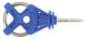Ako producten poortgreepanker x3 blauw rvs 10st