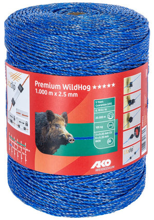 Ako producten premium wildhog schrikdraad blauw 6x 0 25 1000m
