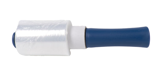 Afroller voor mini stretchfolie rollen