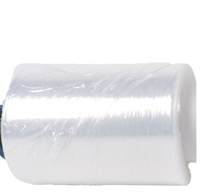Producten mini stretchfolie 20my x 10cmx 150mtr transparant