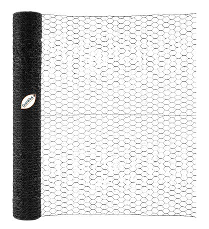 Giardino producten gaas zeskant zwart 2510 050m x 5m