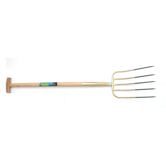 Mestvork 5 tands, stift + steel 85 cm.