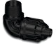 Producten knie 90 pp 16 mm qj buidr 6bar zwart vbevloeiingsslang