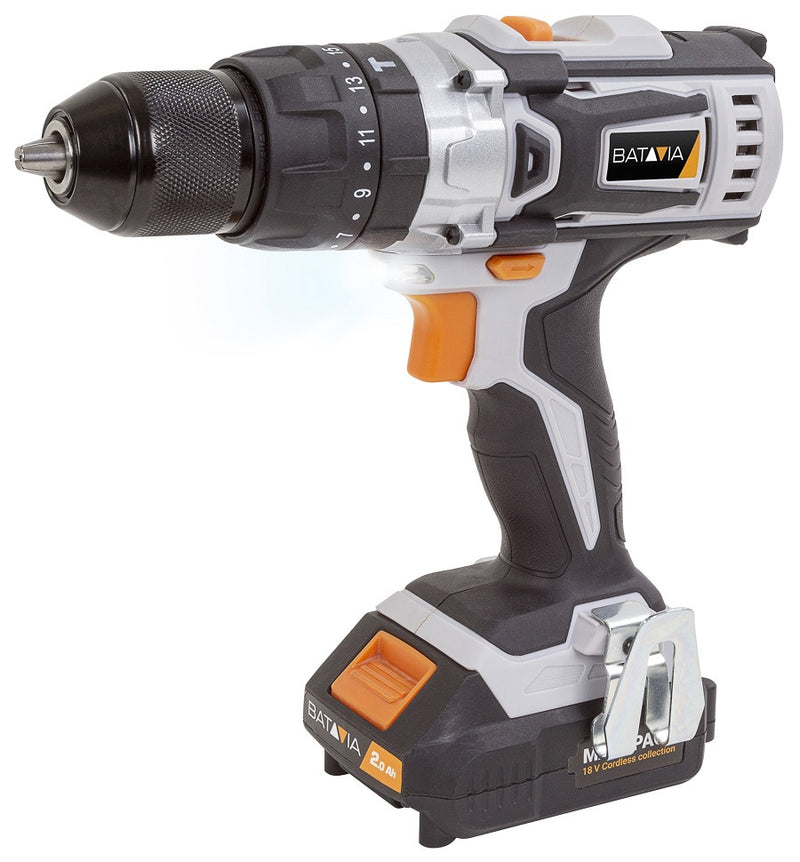Load image into Gallery viewer, Batavia maxxpack 18v accuklopboormachine met2x 2ah accus

