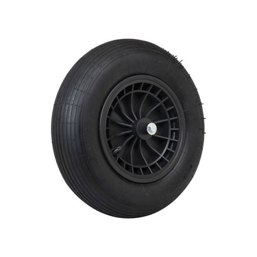 Producten wiel 4 00x8 2ply band kunststof velg zwart as 13cm mm