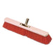 Producten bezem 80cm nylon rood plusstokhouder