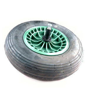 Fort producten wiel 4 80 4 00x8 2ply band kunststof velg groen as 20cm