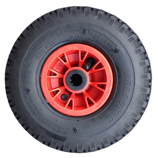 Fort steekwagenwiel 300 4260x85 2ply velg rood