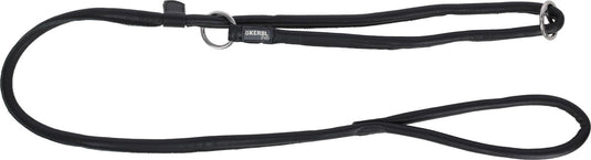 Rundlederen sliplijn roma 170 cm 8 mm zwart