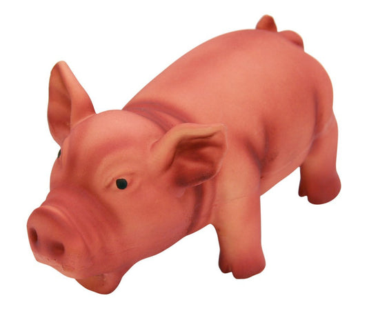 Latex varken m gromtoon 15cm op kleur gesorteerd