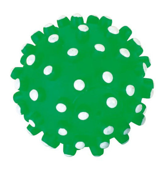 Vinyl speelbal ca 12 cm m noppen pieper