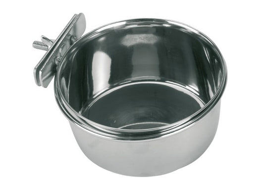 Kerbl rvs bakje 300 ml 12 cm schroefbevestiging voor vogels