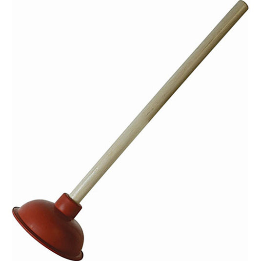 Luva ontstopper houten steel 40x13,5 hdrubber