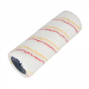 Producten verfroller microfiber rood gele draad 9mm vacht 18cm breed