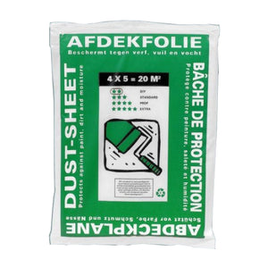Producten afdekfolie hdpe 4 x 5m 7my