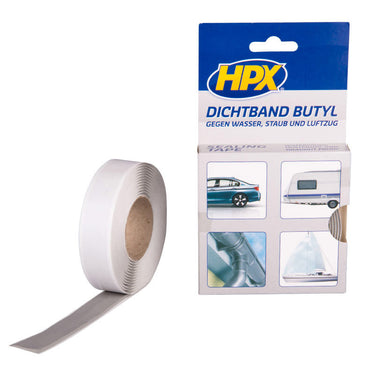Hpx producten butyl afdichtingstape grijs 20mm x 3m