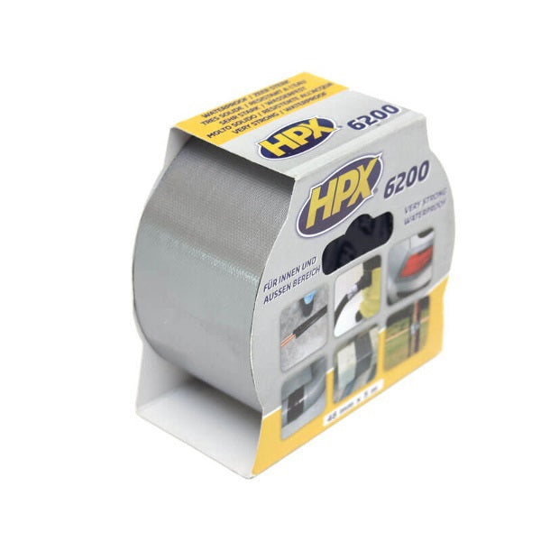 Afbeelding laden in galerijviewer, Hpx producten duct tape reparatietape grijs 48mm x 5m blister

