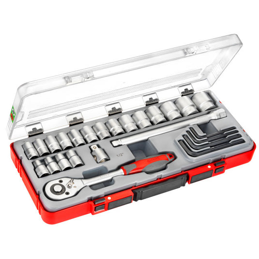 Connex dopsleutelset profi 12 22 delig