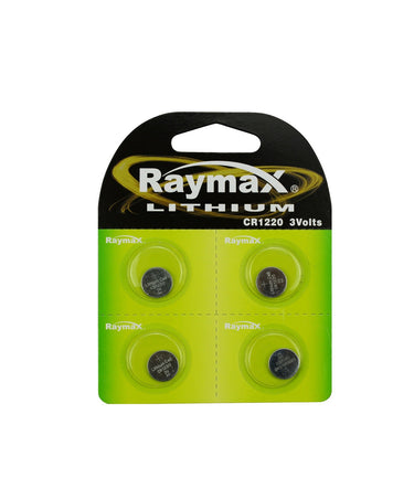 Raymax producten knoopcel batterij 3v cr1220 4 stuks