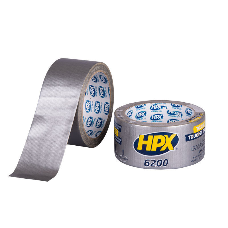 Afbeelding laden in galerijviewer, Hpx producten duct tape reparatietape grijs 48mm x 10m
