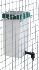 Olba producten drinkfles met klepdeksel 1 l naturel incl beugel